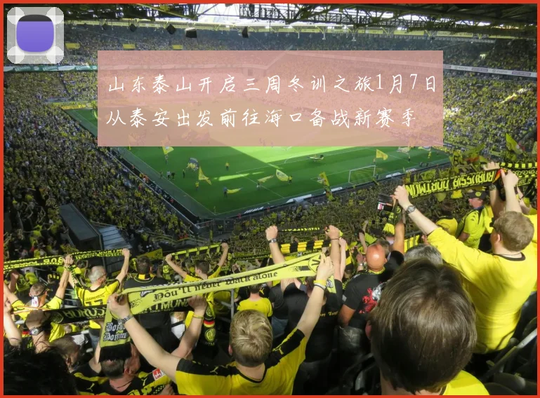 山东泰山开启三周冬训之旅1月7日从泰安出发前往海口备战新赛季